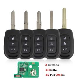 (433Mhz) 3btn Remote Key For Re-nault Symbol Logan