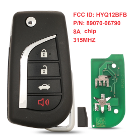 315MHz 8A chip FCCID: HYQ12BFB For Toyota Carmry Corolla 2018 2020