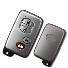 (Board Number 0140)  ID71-WD02 314.3MHz Sliver 3+1 Buttons With Panic Smart Key Keyless Go / Entry For Toyota