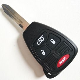 4 Buttons Remote Key Shell Small Button for Jeep Chrysler Dodge - Pack of 5