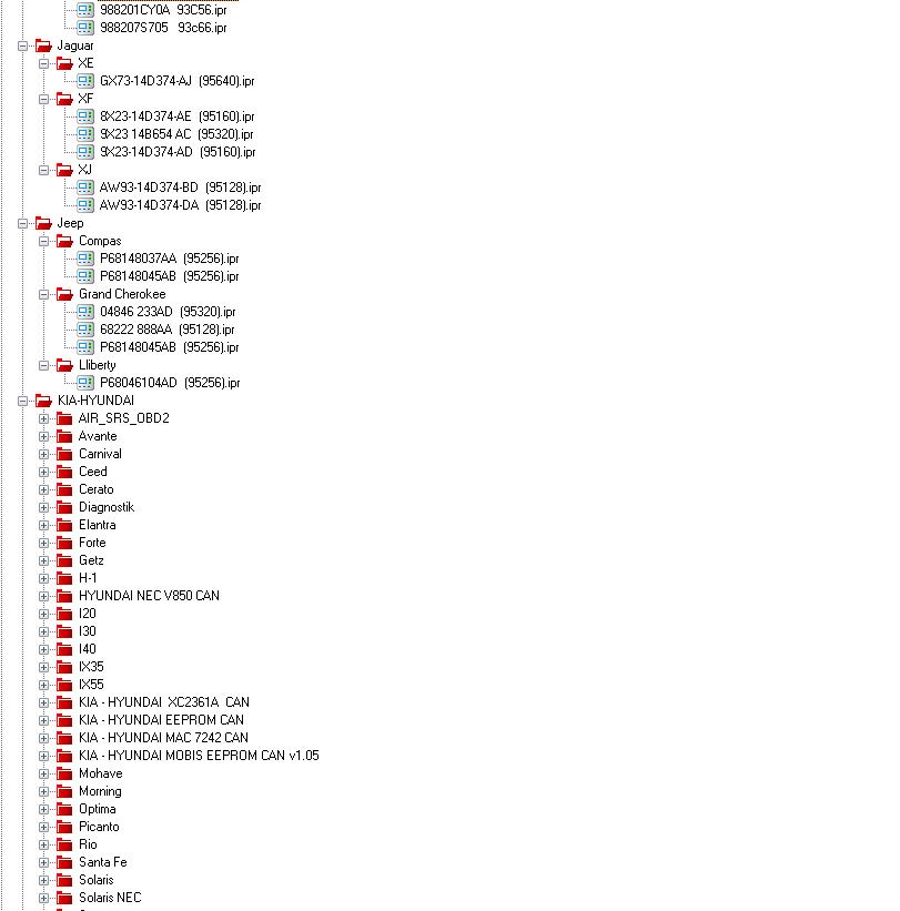 iprog airbag list 1