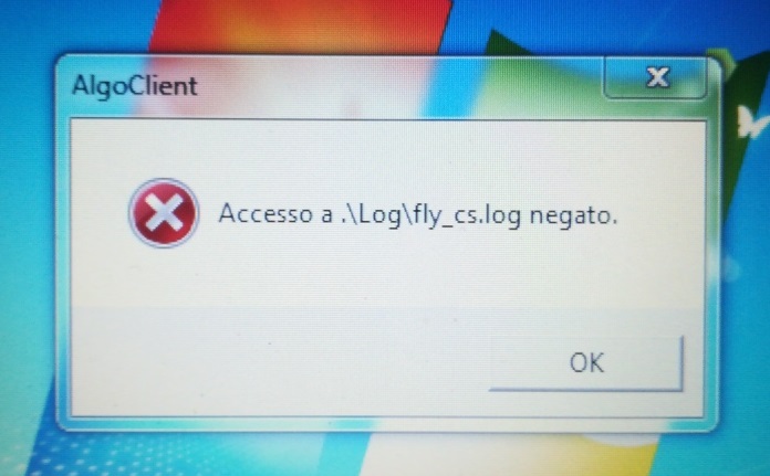 Access to .\Log\fly_cs.log was denied
